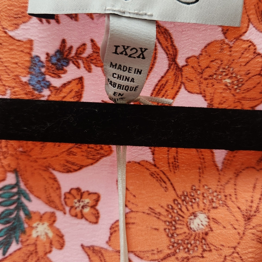Jessica Simpson Vibrant Floral Kimono Top - Picture 2 of 5